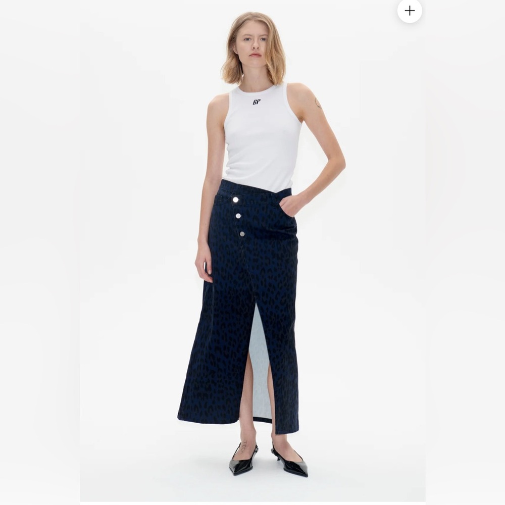 Baum Und Pferdgarten Maxi denim skirt